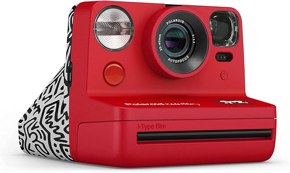 Polaroid Now カメラ キースヘリング Amazon | Polaroid Now i-Type インスタントフィルムカメラ